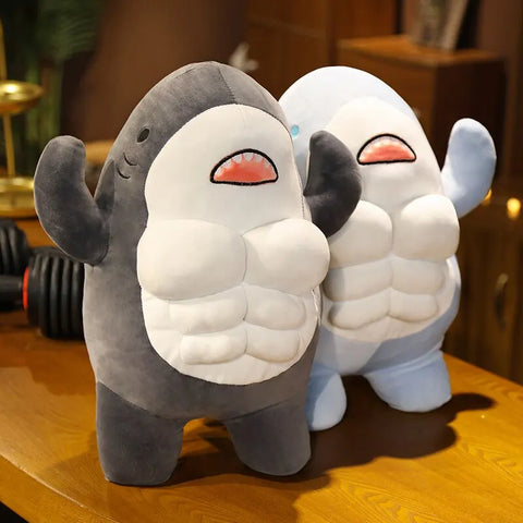 Muscle Shark Plushies