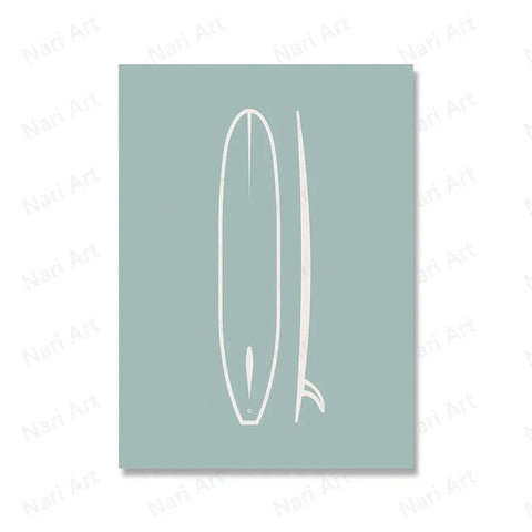Boho Surf Canvas Prints - For Playful Spaces Teeny Pandas