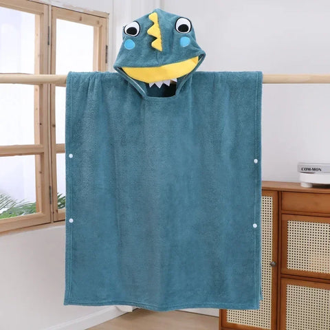 Kids Thicken Winter Bath Baby Towel & Bathrobe – Cotton Coral Velvet