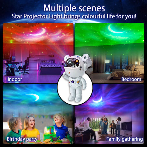 Astronaut Galaxy Star Projector Night Light