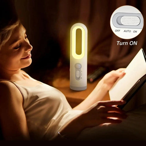 Motion Sensor Night Light 2-in-1 Portable Flashlight