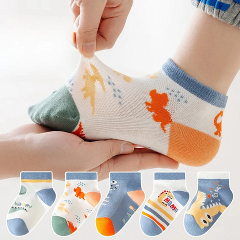 Children's Cotton Cartoon Socks for Boys and Girls