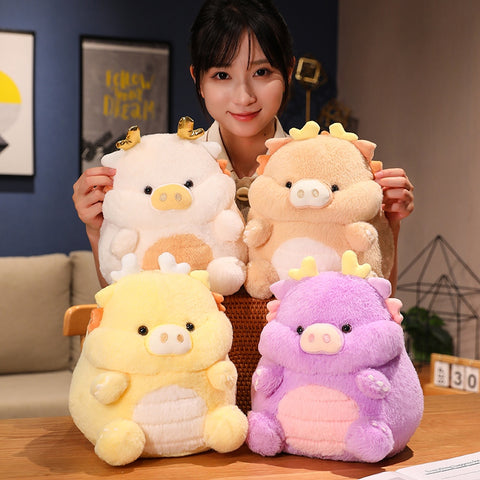 Adorable Pig Dragon 2-in-1 Plushies