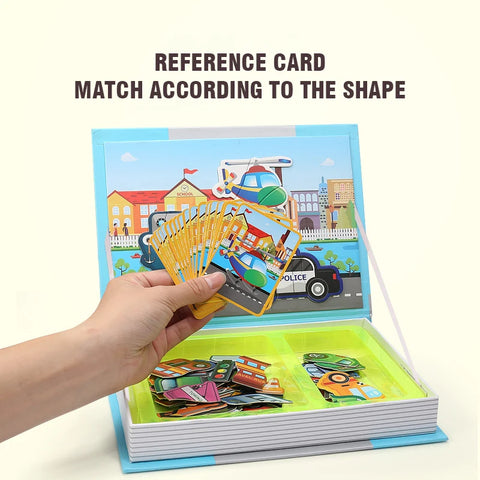 3D Magnetic Puzzle Book Set | Montessori Play