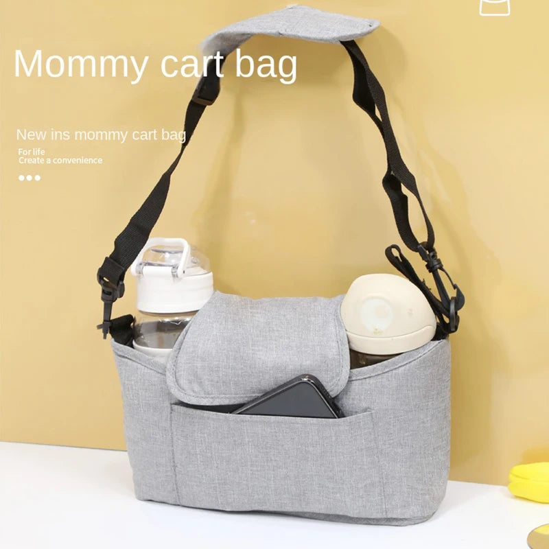 Universal Stroller Organizer - With Adjustable Shoulder Strap! Teeny Pandas