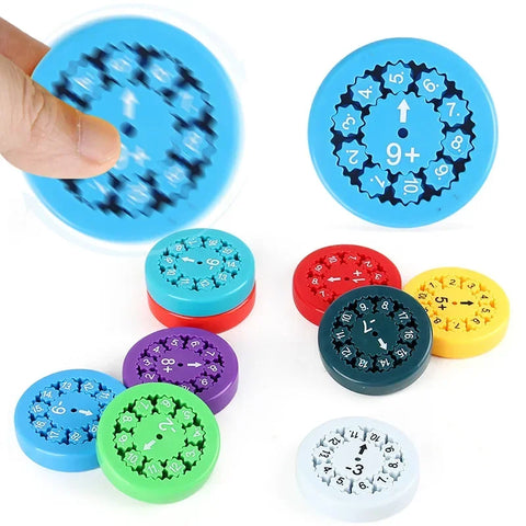 Math Fidget Spinner for Fun Learning and Focus Teeny Pandas