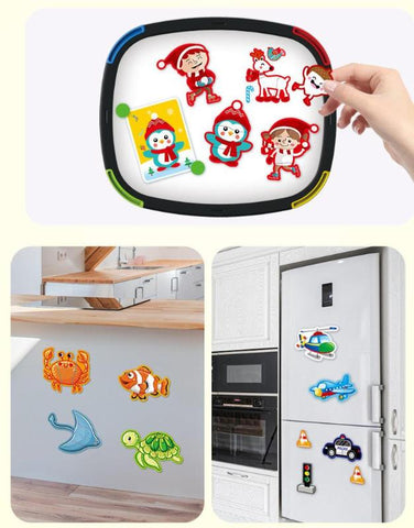 3D Magnetic Puzzle Book Set | Montessori Play