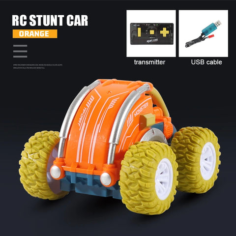 High-Speed RC Stunt Car with 360° Flipping Action