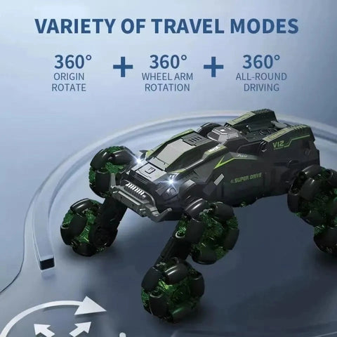Eight-Wheel Stunt Off-Road Remote Control Car