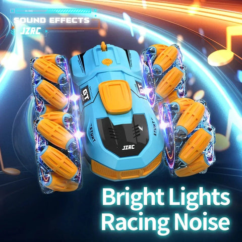 Double-Sided Drift RC Stunt Car - Watch Gesture Sensor & LED Rotation!