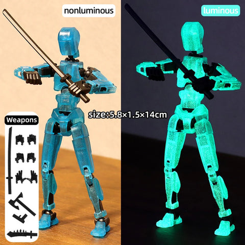 Durable T13 Action Figures for Kids - For Fun Adventure Every Play! Teeny Pandas