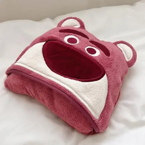 Adorable Animal Hooded Bath Towel - Super Soft Absorbent Towel