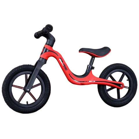 12-Inch No Pedal Balance Bike for Toddlers – Adjustable Seat Push Bicycle