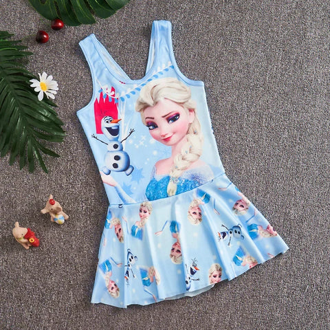 Princess Elsa Kids Swimsuit