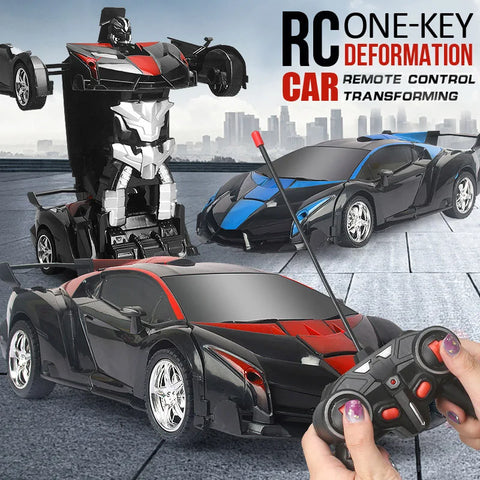 Electric RC Car 2 In1 Transformation Robots - RC Sports Vehicle for Kids!