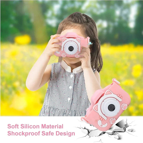 Kids Digital Camera with 1080P HD Video – Cartoon Design