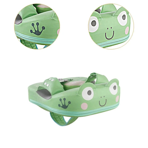 Frog Themed Baby Swim Vest - Safe & Snug Pool Fun! Teeny Pandas