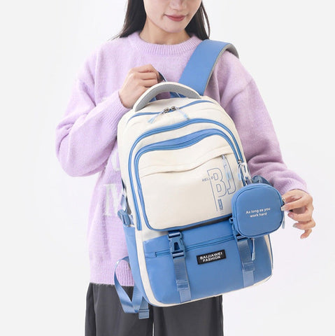 Waterproof School Backpack for Girls with Purse – Stylish & Practical Kids School Bag