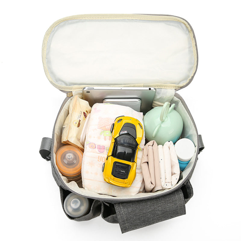 Adjustable Quilted Diaper Bag for Strollers – Stylish, Durable, and Versatile Teeny Pandas