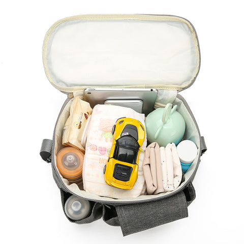 Adjustable Quilted Diaper Bag for Strollers – Stylish, Durable, and Versatile Teeny Pandas