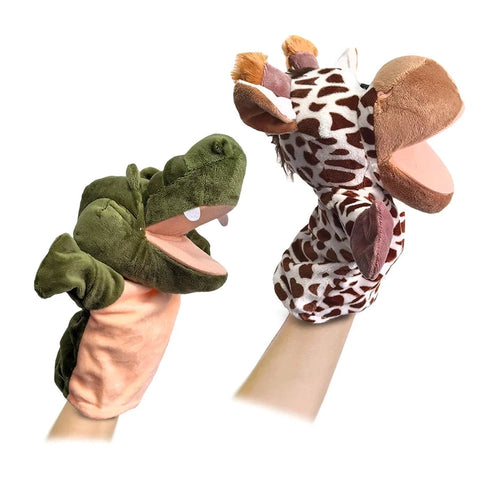 Educational Hand Finger Puppet Animal Plushies