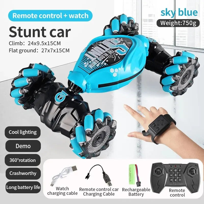 Gesture Sensing RC Car – Hand-Controlled 360° Stunt Car Teeny Pandas