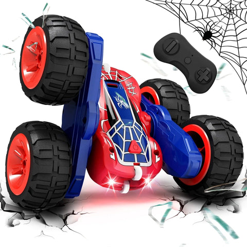 Flip Cartoon RC Car - 2.4GHz RC Stunt Car with Light and 360° Rotation
