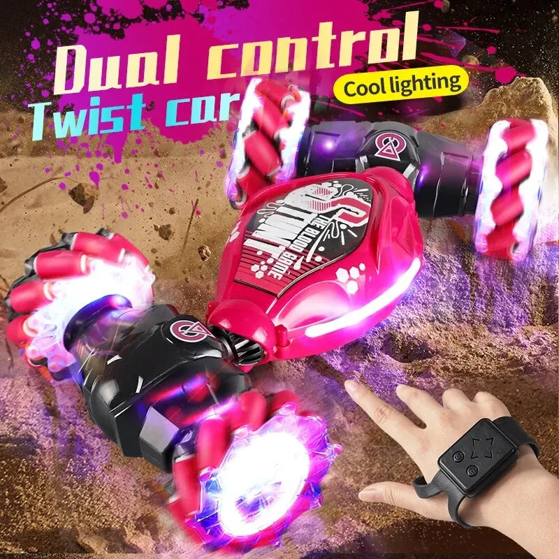 Gesture Sensing RC Car – Hand-Controlled 360° Stunt Car Teeny Pandas