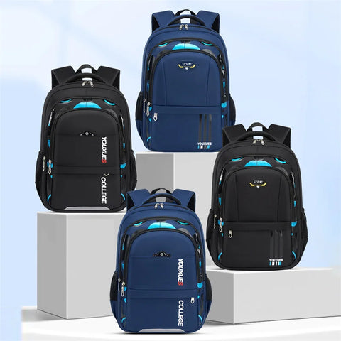 Waterproof School Backpack for Boys - Durable for Travel & Everyday Use