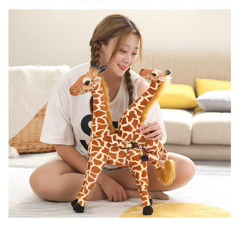 Real Life Giraffe Plush Toys – High-Quality Stuffed Animal Dolls