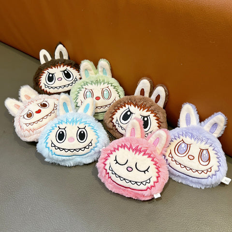 Children’s Plush Wallet – Cartoon Monsters Portable Bag for Students