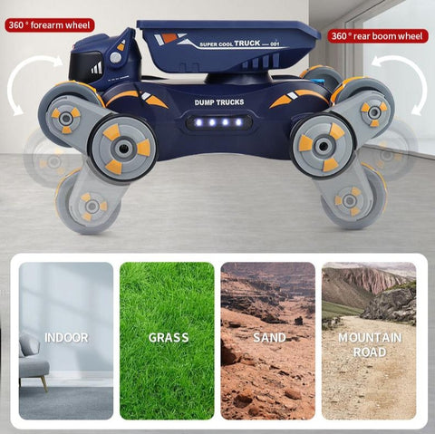 8-Wheel Mechanical Robot Dog | Mult Terrain Functionality & Gesture Sensing