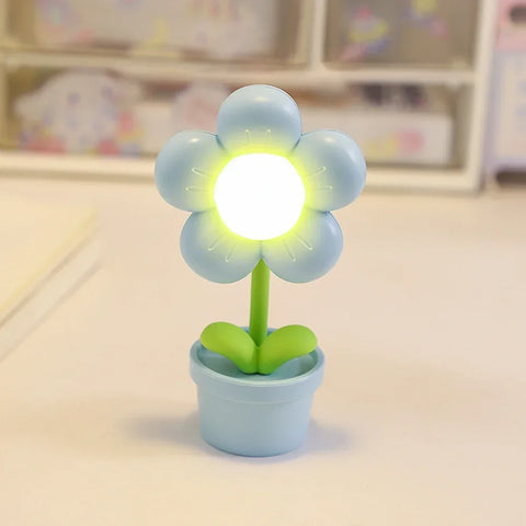 Mini LED Flower Night Light – Cute Small Table Lamp for Room!