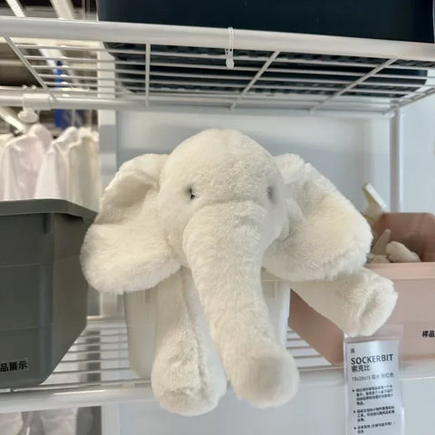 Super Soft Grey Elephant Plush Toy – Flappy Ears Hugging Pillow