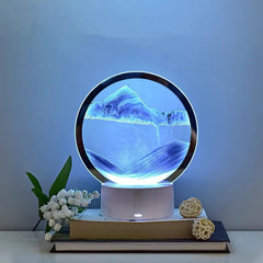 Quicksand Lamp Ornament Hourglass - Sand Painting 3D Night Light