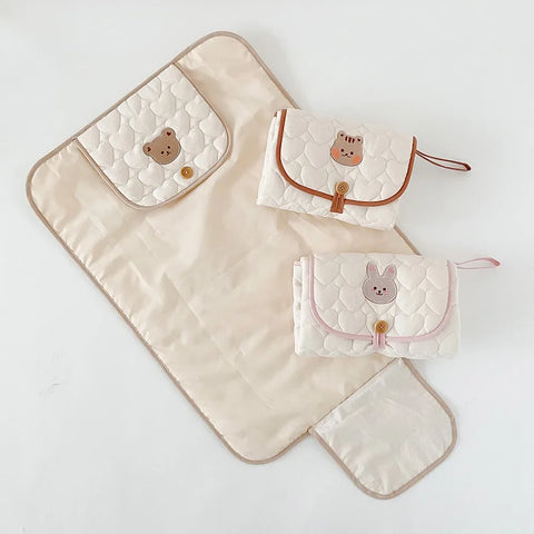 Portable, Waterproof, and Reusable Baby Changing Pad