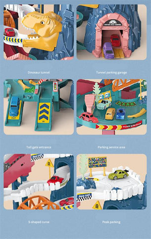2-in-1 Dinosaur Rail Car Adventure Track