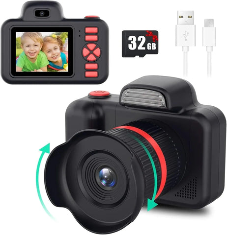 Kids Mini DSLR camera with Fun Filters & Easy Controls – Inspire Your Child’s Creativity! Teeny Pandas