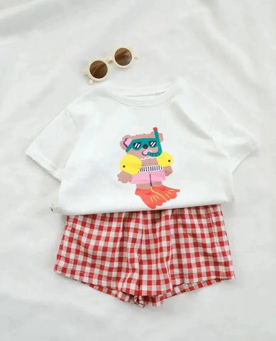 Children's Long-Sleeved Crewneck Blouse & Pants Set – Autumn Kids Clothing
