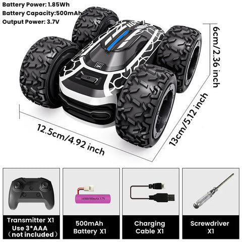 360° Rotating Double-Sided RC Car for Kids