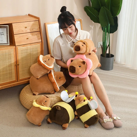 Adorable Capybara Cosplay Plushies