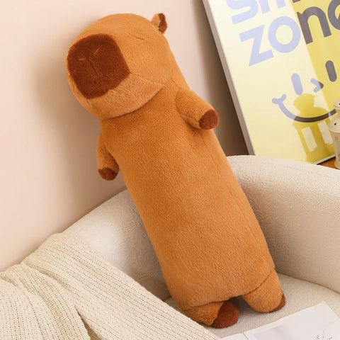Capybara Stuffed Plush Toy - Soft Long Sleeping Pillow