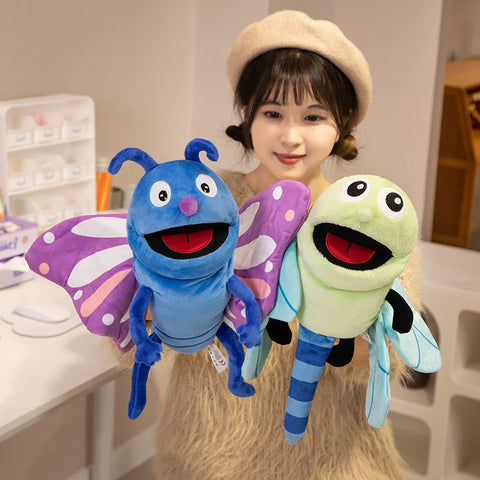 Hand Puppets Kids Toys – Plush Insects & Animals for Storytelling and Role-Playing
