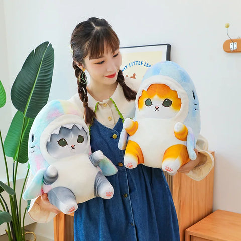 Adorable Cat Shark Plushies