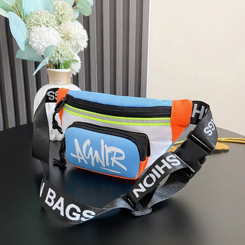 Kids Mini Waist Bag – Cute Oxford Fanny Pack and Crossbody Bag