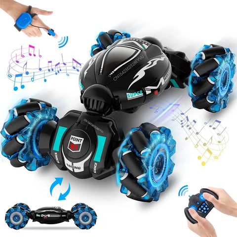 Drift RC Car for Kids – Gesture Sensor RC Stunt Car with Music & Light!