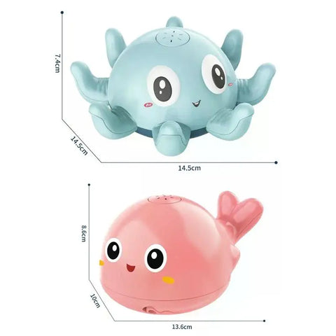 Colorful LED Lights Baby Bath Spray Toy