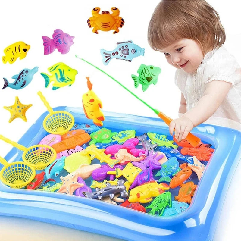 Magnetic Fishing Game – Catch and Count, Fun & Educational Toy for Kids Teeny Pandas