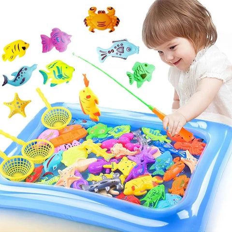 Magnetic Fishing Game – Catch and Count, Fun & Educational Toy for Kids Teeny Pandas