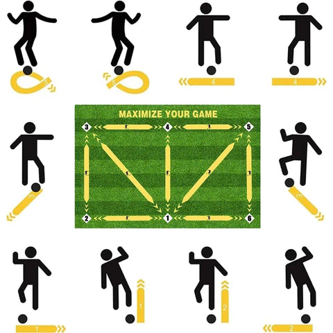 Football Training Mat - Non-Slip & Foldable!